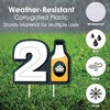 Big Dot of Happiness Cheers and Beers to 21 Years - Yard Sign and Outdoor Lawn Decorations - 21st Birthday Party Yard Signs - Set of 8 - 3 of 4