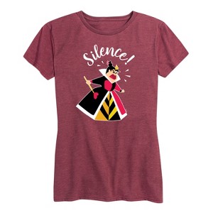 Women's - Alice In Wonderland - Queen of Hearts Short Sleeve Graphic T-Shirt - 1 of 4