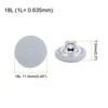Unique Bargains Metal Shank Round Cloth Covered DIY Sewing Buttons 20 Pcs - 2 of 4