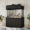 Famapy Multifunctional Black Storage Cabinet for Reptile Terrariums - Adjustable Setup for Various Heights - 3 of 4