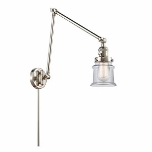 Canton - 1 Light Double Extension Swing Arm Wall Sconce In Industrial Style-30 Inches Tall and 8 Inches Wide - 1 of 1