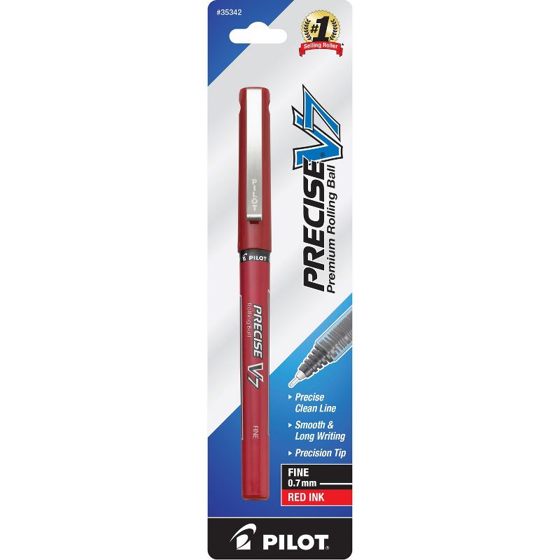 Pilot Roller Ball Pen Nonrefillable Fine Red 35342, 1 of 2