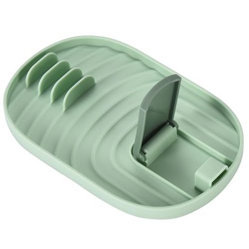 Outlery Multifunctional Spoon Rest And Pot Lid Holder - Green : Target