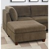 NicBex Modular Sectional 6pc Set L-Shaped Modular Sofa Bed Modern Including Couch 2x Corner Wedge 2x Armless Chairs and 2x Ottomans - 4 of 4