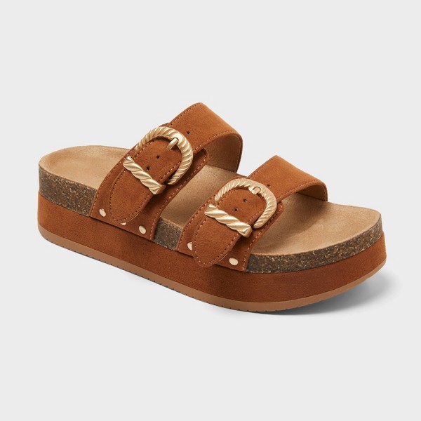 Sandalias de plataforma Libby 2 con hebilla para niños - art class™ Café
