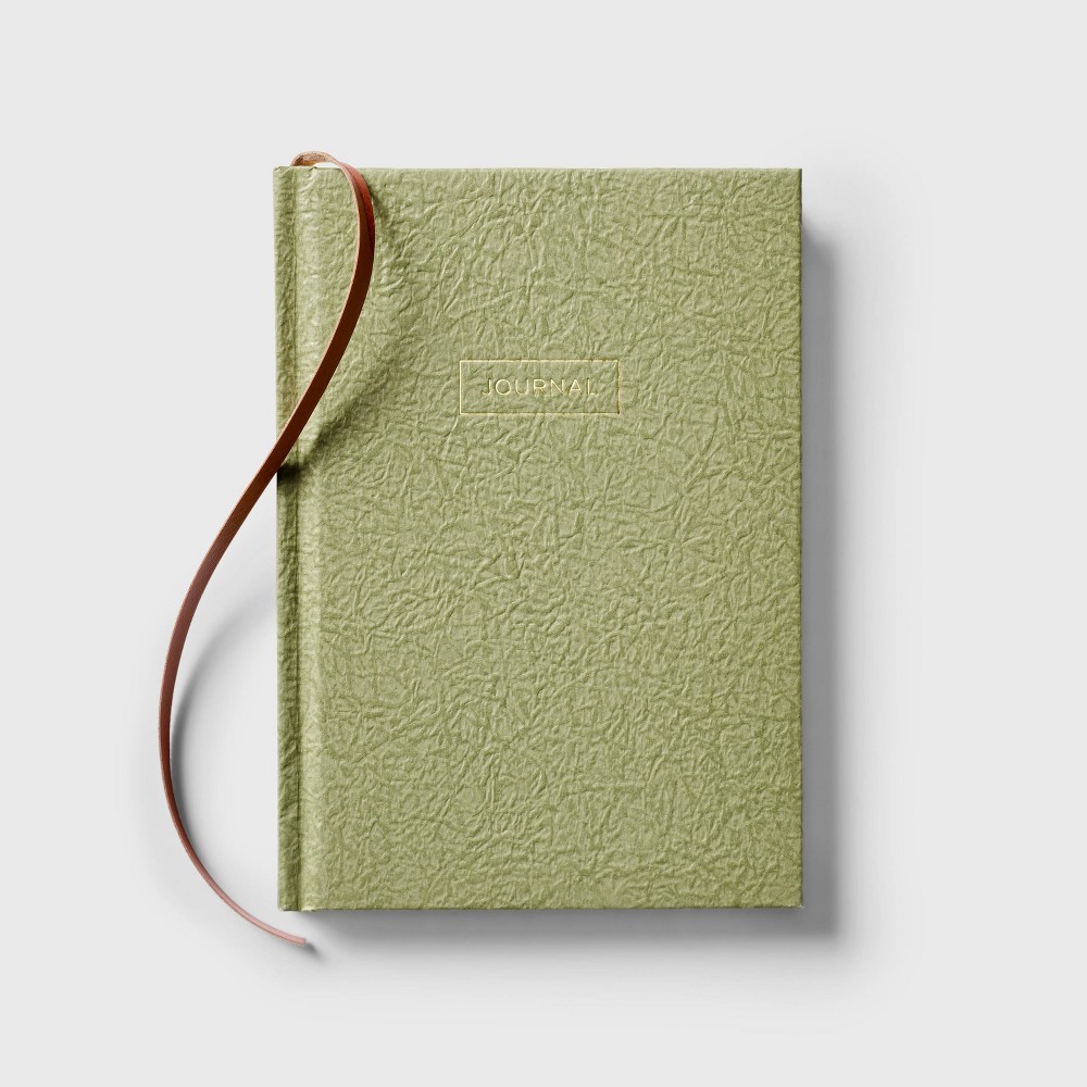 College Ruled Journal 5"x7" Textured Sage Green - Threshold™ 3 pack 