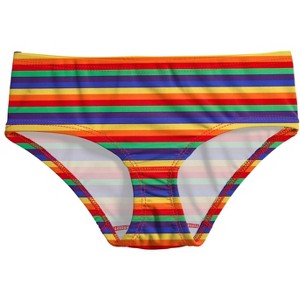 City Threads USA-Made UPF 50+ Printed Girls Swim Briefs - 1 of 4