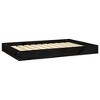 VidaXL Dog Bed Black 36 in.x25.2 in.x3.5 in. Solid Wood Pine - 2 of 4