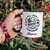 Some Days I Rock It Some Days It Rocks Me Mug, Funny Teacher Gift| OrnamentallyYou - 3 of 4