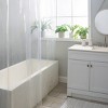 Moda at Home 2pc Coronet Peva Heavy Shower Curtain Liner Clear - 2 of 4