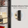 MOEPISY Over the Door Organizer, Black 6-Tier Pantry Door Organizer with Adjustable Basket - 3 of 4