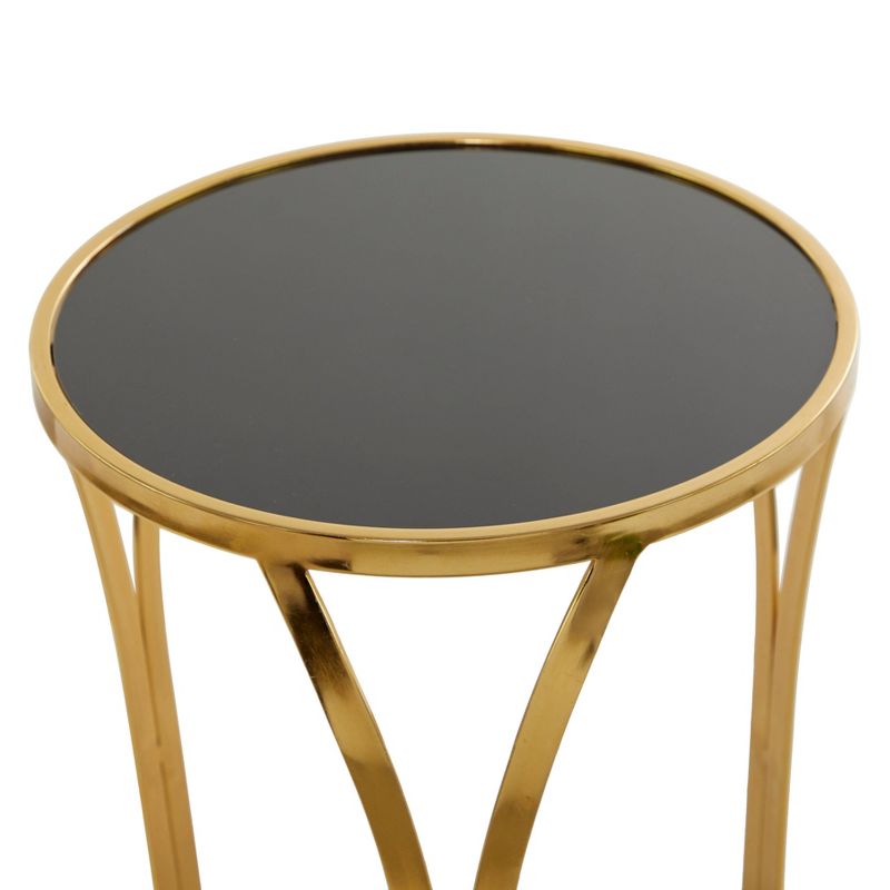 22.80&#34; Contemporary Metal Accent Table Gold - Olivia &#38; May, 4 of 8