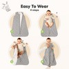 2-Pack Snooze Baby Sleep Sacks, Organic Cotton Wearable Blanket, Soft  Toddler Sleeping Bag, Smooth Zipper - 3 of 4