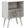 Brandy 1 Drawer Nightstand - NST5301 - Grey Walnut - Safavieh - 4 of 4