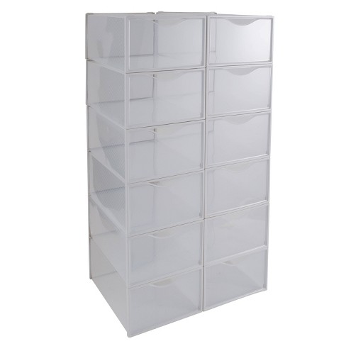 INSTOCK OF Transparent Front Stackable Shoe Box