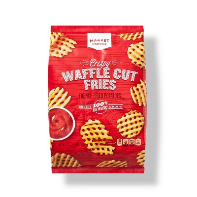 Frozen Waffle-Cut Fries - 22oz - Market Pantry™