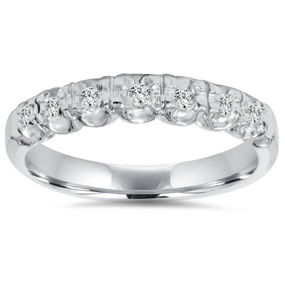 Pompeii3 1/2ct SI Diamond Wedding Ring 14K White Gold