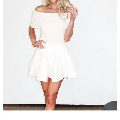 Women's Halo Stitched Mini Skirt - KEEPSAKE