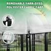 LOVMOR Large Dog Kennel Outdoor Pet Pens Dogs Run Enclosure Animal Hutch Metal Coop Fence with Rotating Bowl - 2 of 4