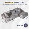 MAXYOYO 104" Modular Sectional Sofa Couch, with L-Shape Chaise, Modern Boneless Couch for Living Room, No Assembly Required - 2 of 4