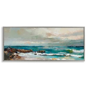 Stupell Industries Rocky Ocean Waves, 24" x 10" - 1 of 4