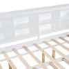 KTMBDW Daybed with Trundle, Wooden Twin/Full Size Bed Frame with Storage Shelf and USB for Living Room, Bedroom and Guest Room - 4 of 4