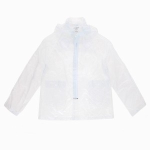 Augusta Youth Clear PVC Reusable Waterproof Rain Jacket - 1 of 4