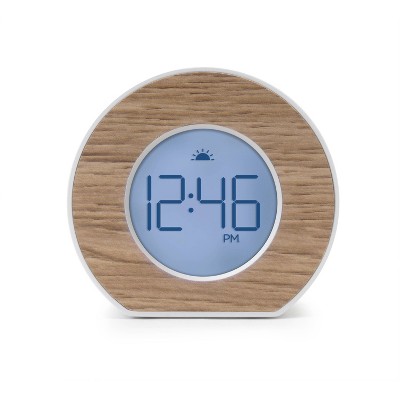 Wood Toc Round Alarm Table Clock - Capello_3