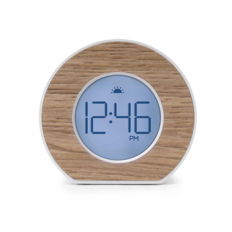 Wood Toc Round Alarm Table Clock - Capello, 2 of 8
