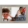 PosterPalooza | 11x7 Wide Barnwood Picture Frame, UV Acrylic, 6 Finishes - Grey, Brown, White, and Black - 2 of 4
