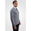 JENNIE LIU Men's 100% Pure Cashmere Long Sleeve Pullover V Neck Sweater - 2 of 4