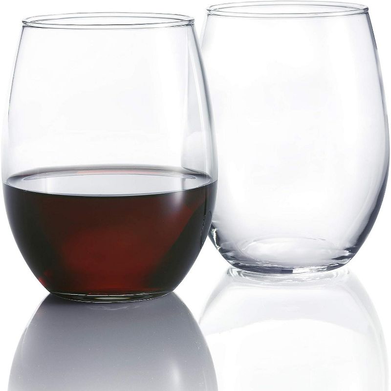 Luminarc Arc International Cachet Stemless Wine Glass, 21 Ounce, Set Of 4, Clear (Pack of 2), 4 of 9