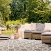 Courtyard CY6032 UV & Stain Resistant Non-Shedding Power Loomed Indoor/Outdoor Rugs - Safavieh - 2 of 4