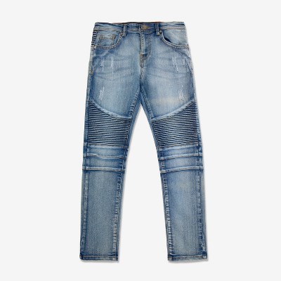 X RAY Boy's Stretch Moto Jeans