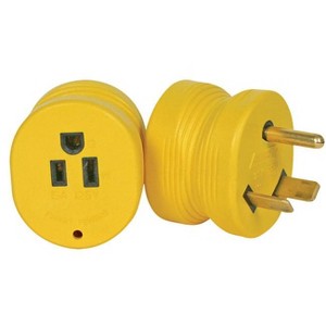 Camco Power Grip 30 amps RV Electrical Adapters 1 pk - 1 of 1