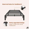 Jojoka Twin/Full/Queen Metal Bed Frame, 6/8/10/14" High Platform with Iron Slats, No Box Spring or Screws Needed, Heavy Duty Support Up to 800 lbs - 4 of 4