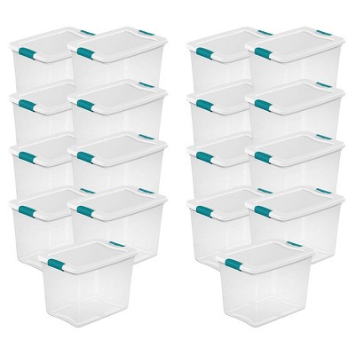 Sterilite Stack And Carry 3 Layer Handle Box And Tray, Plastic Small ...