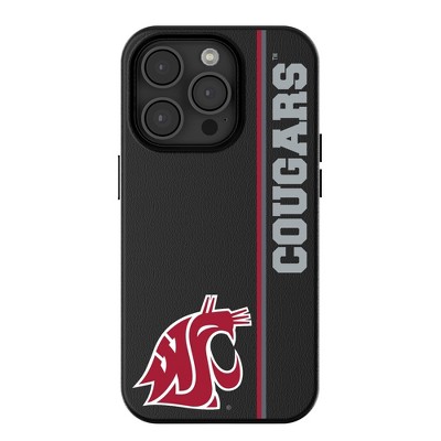 Keyscaper Washington State University Cougars Sidebar MagSafe Compatible Cell Phone Case for iPhone 15 Pro Max