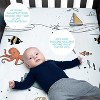 JumpOff Jo - 100% Cotton Fitted Crib Sheet, Super Soft, for Standard Crib Mattresses and Toddler Beds - 3 of 4