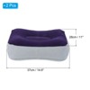 Unique Bargains Travel Inflatable Comfortable Portable Foot Rest Pillow - 2 of 4