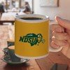 North Dakota State Bison Logo Secondary Ceramic Coffee Mug, Novelty Gift Mugs for Coffee, Tea and Hot Drinks, 11oz, White - 4 of 4