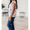 Women's Still the One Lace Sleeve Floral Top - Sew In Love - 4 of 4
