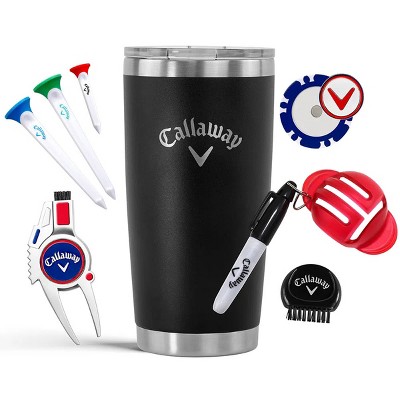 Callaway 20 oz. Vacuum Insulated Stainless Steel Tumbler and Golf Gift Set