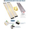 Aluminum Shed Ramps 2PCS, Lightweight Loading Ramps with Anti-Slip Rubber Pads for Motorcycle, Tractor, Trucks, Lawn Mower - 3 of 4