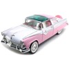 1955 Ford Crown Victoria Pink 1/18 Diecast Model Car by Road Signature - 2 of 4