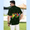 LA LEELA Mens Hawaiian Short Sleeve Button Down Shirt Men's Hawaii Shirts Boho Vacation Casual Summer Beach Shirts for Men Funny - 3 of 4