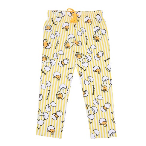 Gudetama All over Character Print Women s Yellow Quick Turn Sweatpants small Target