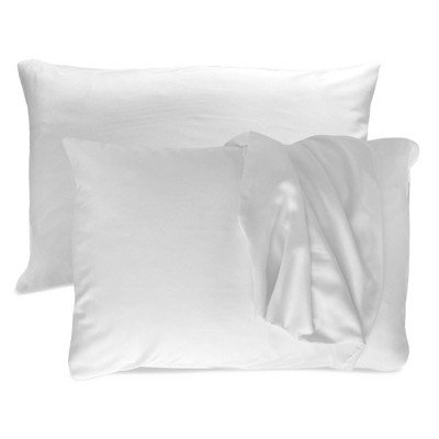 King White Hypoallergenic Bamboo Viscose Pillowcase Set