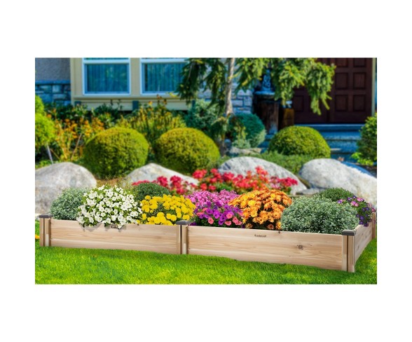 95" x 49" Rectangular Cedar Raised Garden Bed - CedarCraft