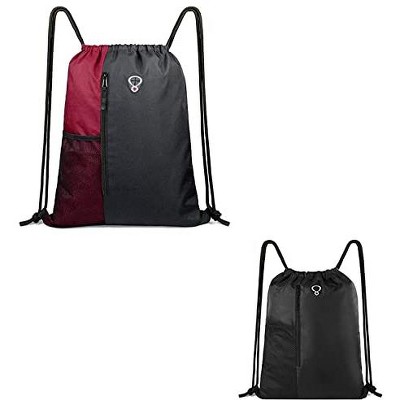 Generic Drawstring Backpack Gym Bag for Men Women Sport String Backpa